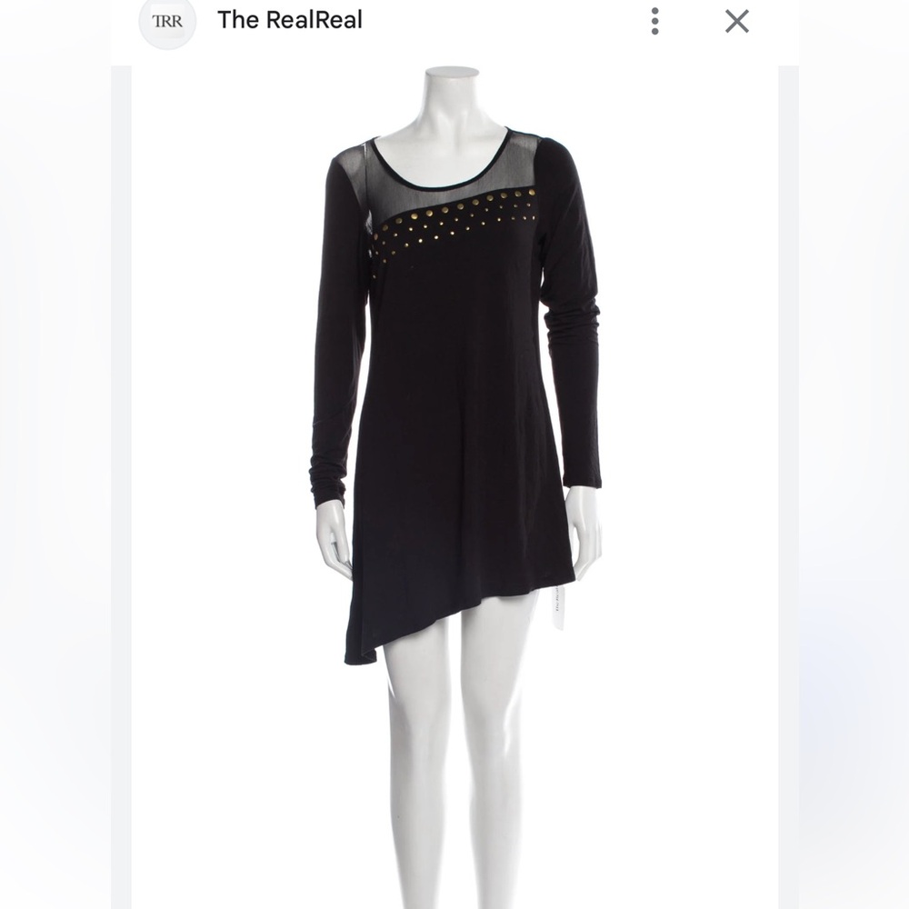 Vivienne Tam Elegant Black Long Sleeve Dress